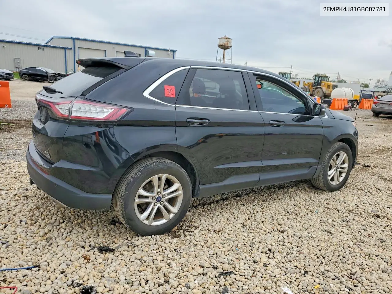 2016 FORD EDGE VIN 2FMPK4J81GBC07781 — фото 3
