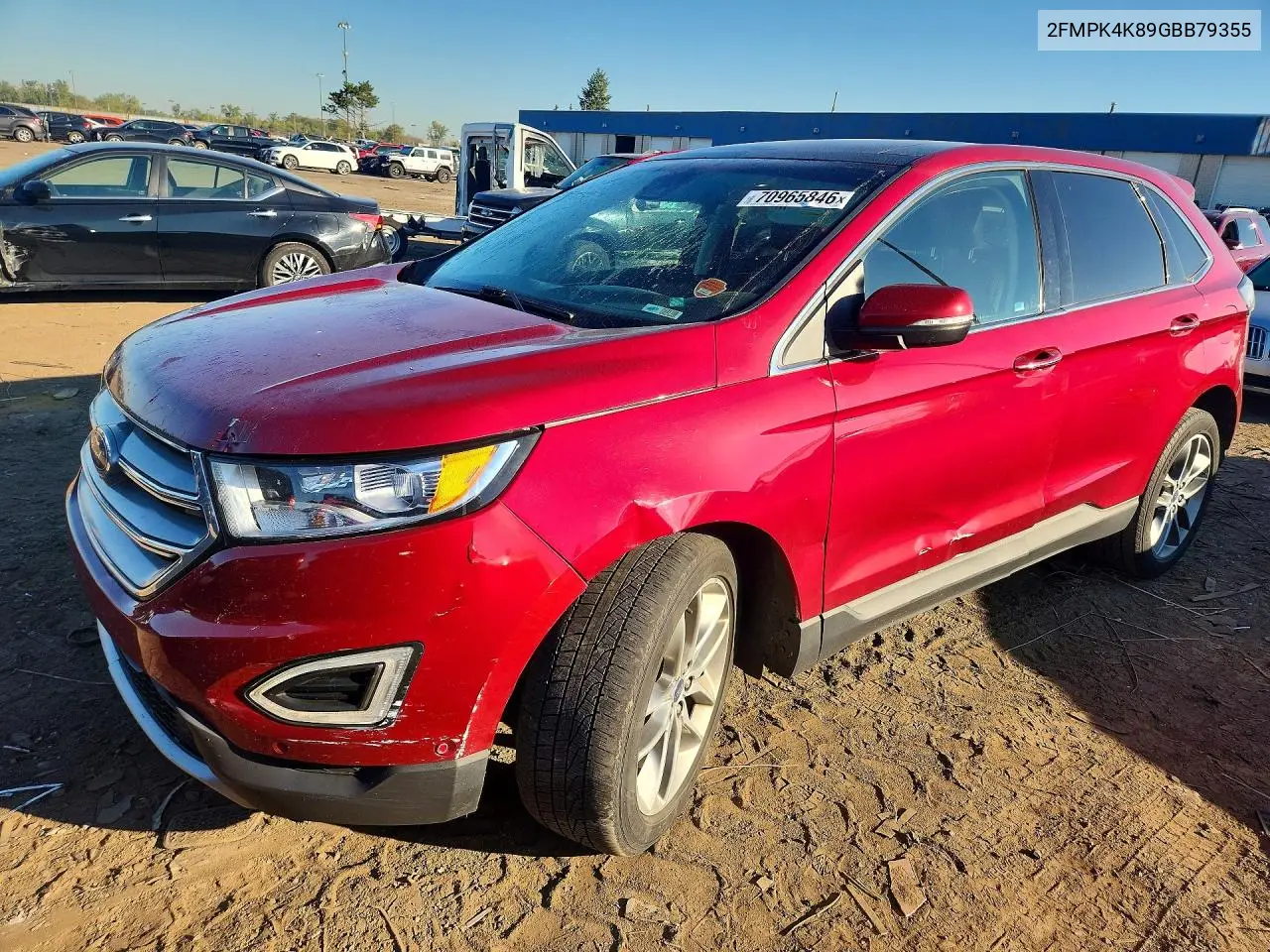 FORD EDGE 2016, VIN 2FMPK4K89GBB79355