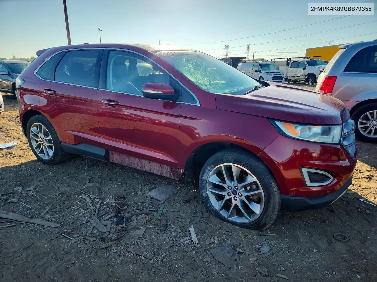 2016 FORD EDGE VIN 2FMPK4K89GBB79355 — фото 4