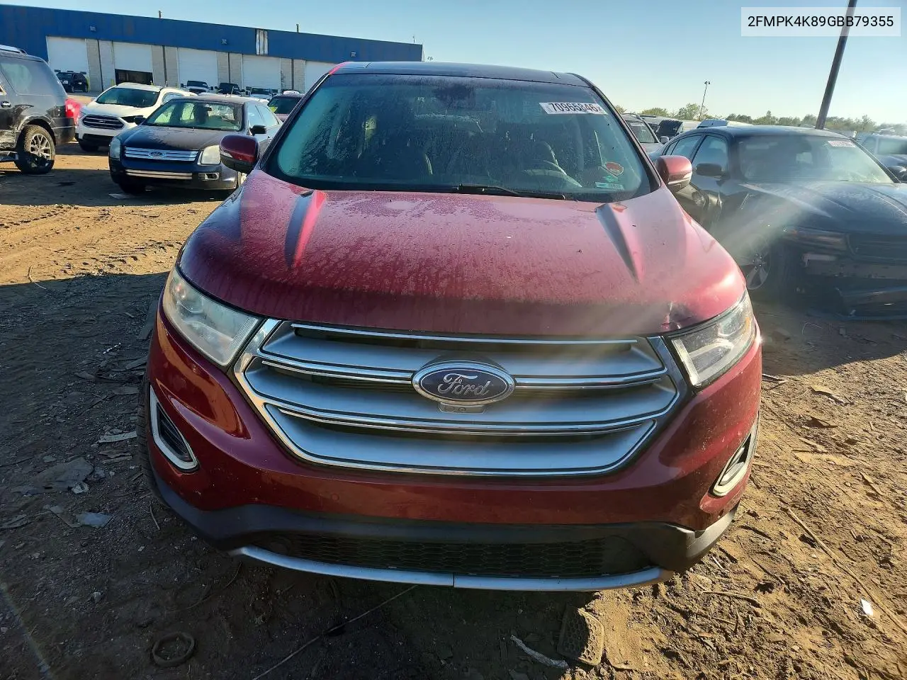 2016 FORD EDGE VIN 2FMPK4K89GBB79355 — фото 5