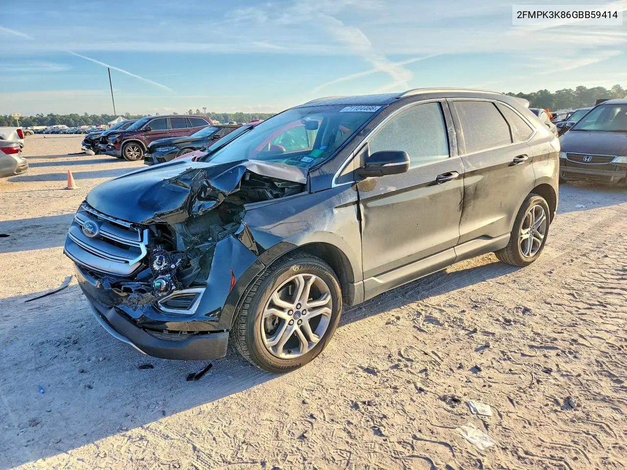 FORD EDGE 2016, VIN 2FMPK3K86GBB59414