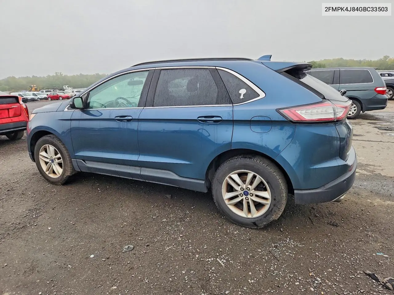 2016 FORD EDGE VIN 2FMPK4J84GBC33503 — фото 2