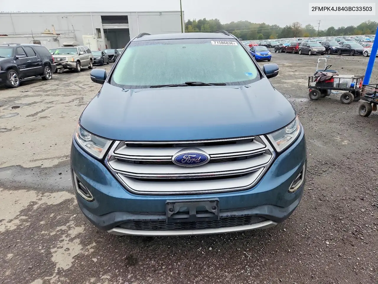 2016 FORD EDGE VIN 2FMPK4J84GBC33503 — фото 5