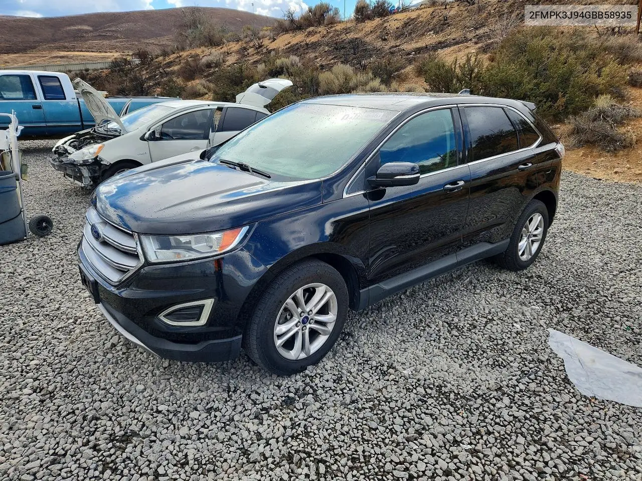 FORD EDGE 2016, VIN 2FMPK3J94GBB58935