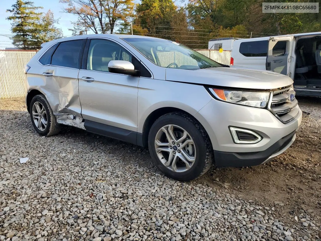 2016 FORD EDGE VIN 2FMPK4K81GBC65680 — фото 4