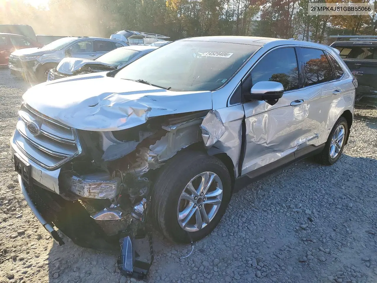 FORD EDGE 2016, VIN 2FMPK4J81GBB55066