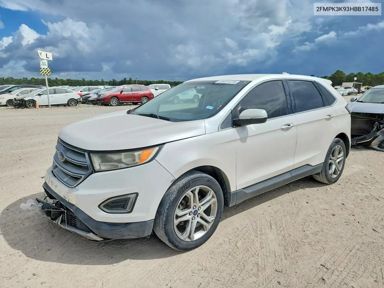 FORD EDGE 2017, VIN 2FMPK3K93HBB17485