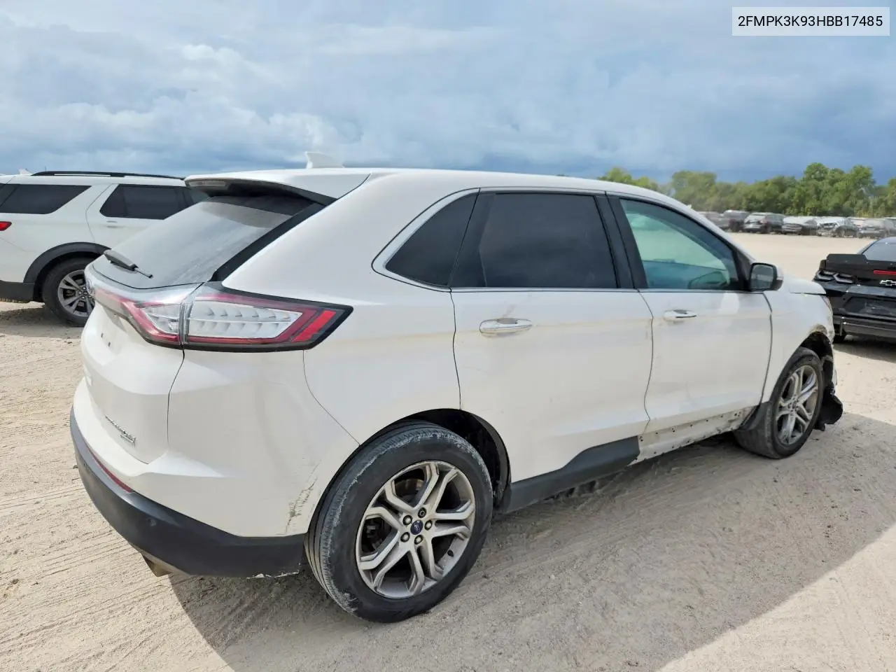 2017 FORD EDGE VIN 2FMPK3K93HBB17485 — фото 3