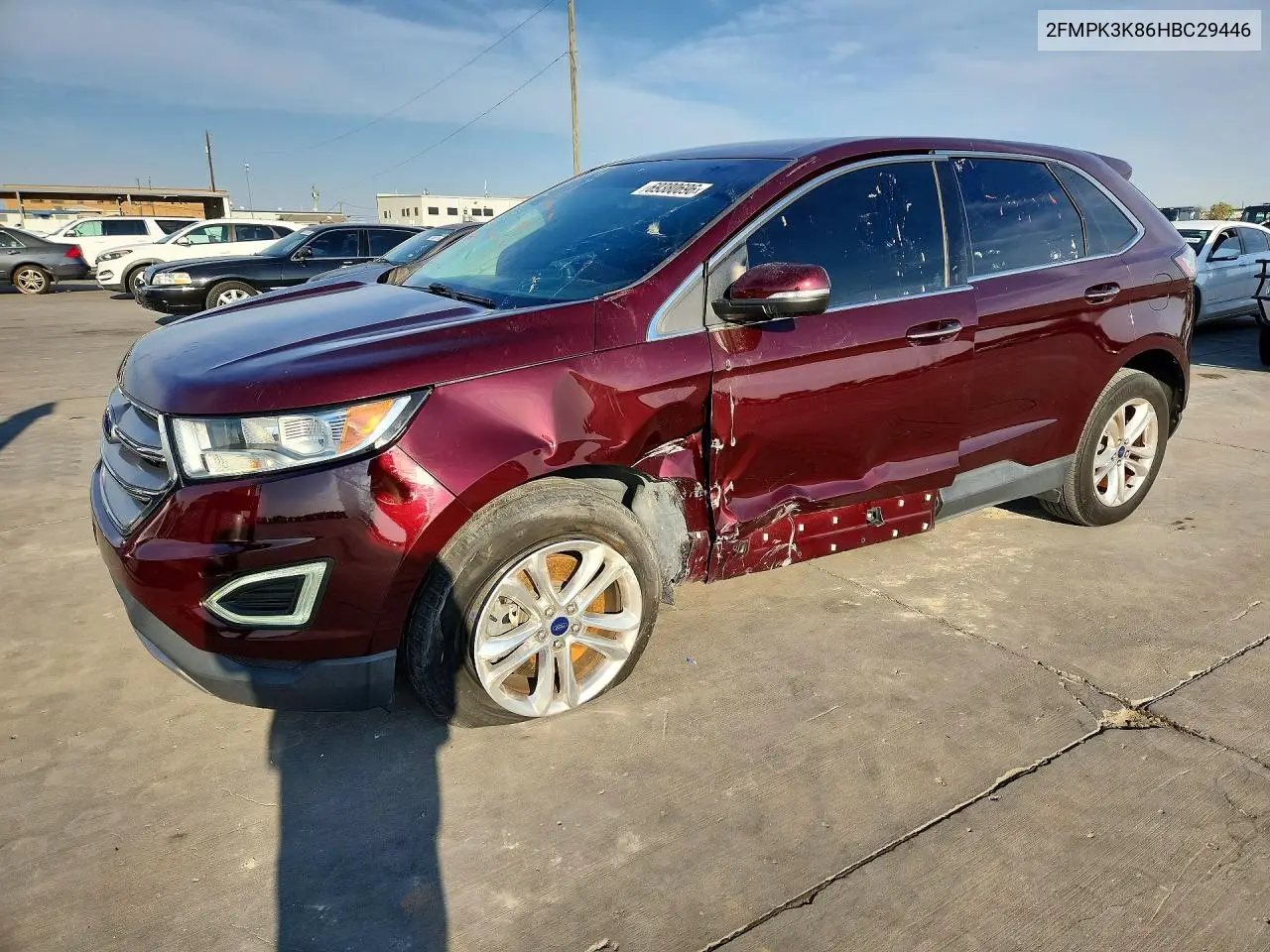 FORD EDGE 2017, VIN 2FMPK3K86HBC29446