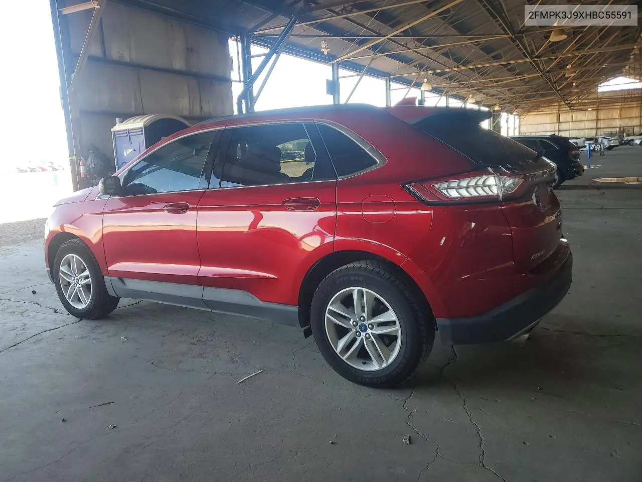 2017 FORD EDGE VIN 2FMPK3J9XHBC55591 — фото 2