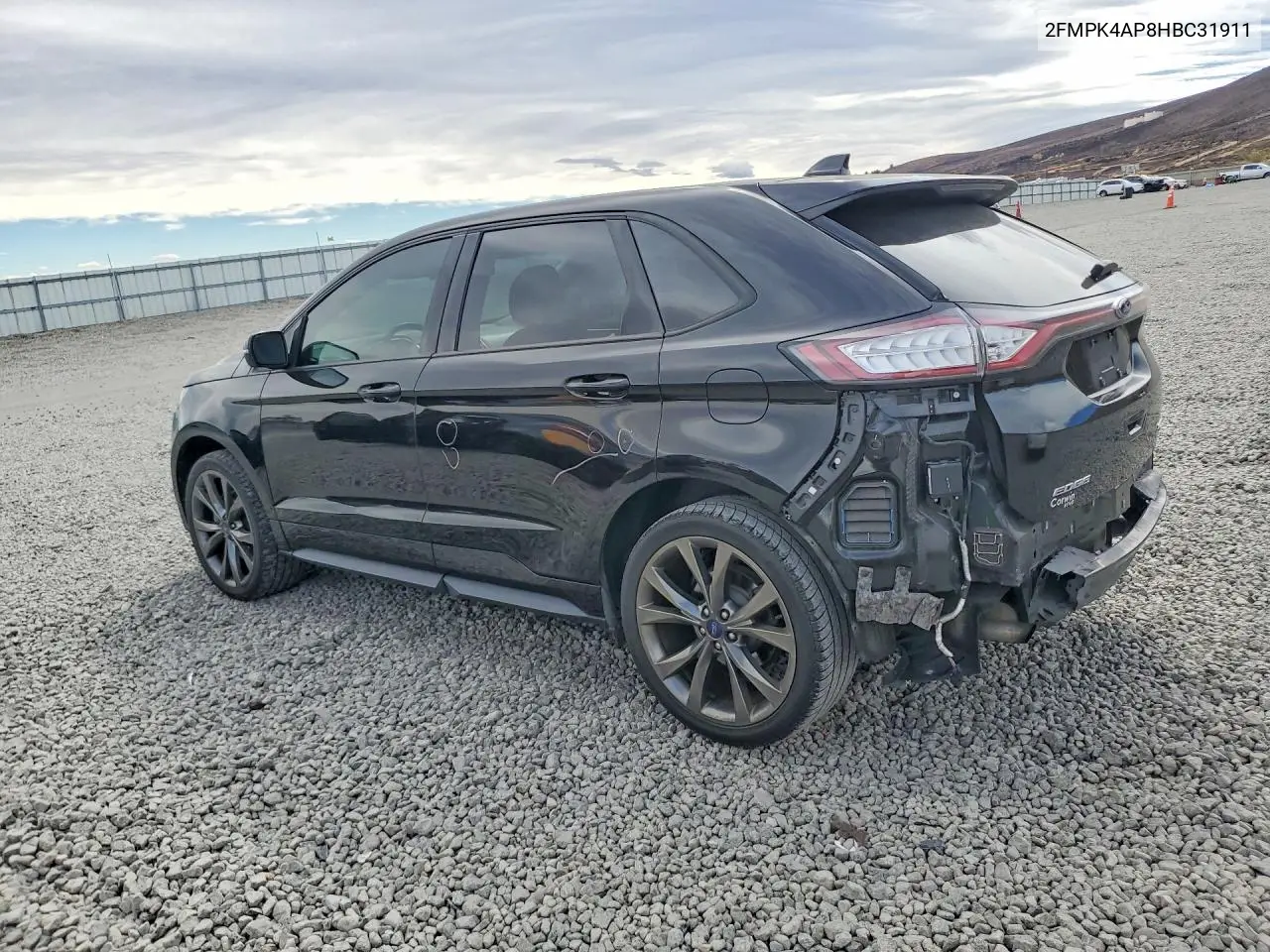 2017 FORD EDGE VIN 2FMPK4AP8HBC31911 — фото 2