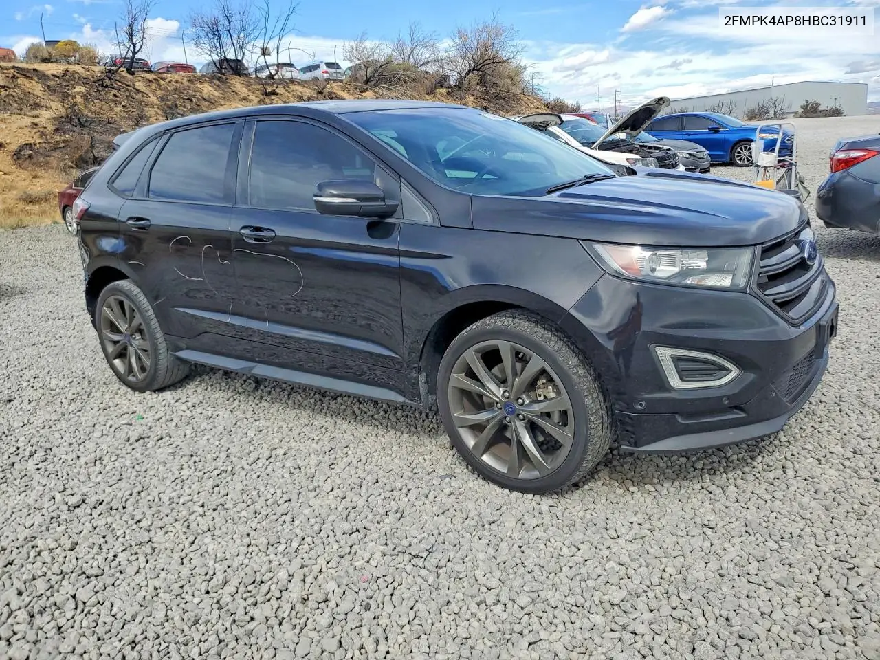 2017 FORD EDGE VIN 2FMPK4AP8HBC31911 — фото 4