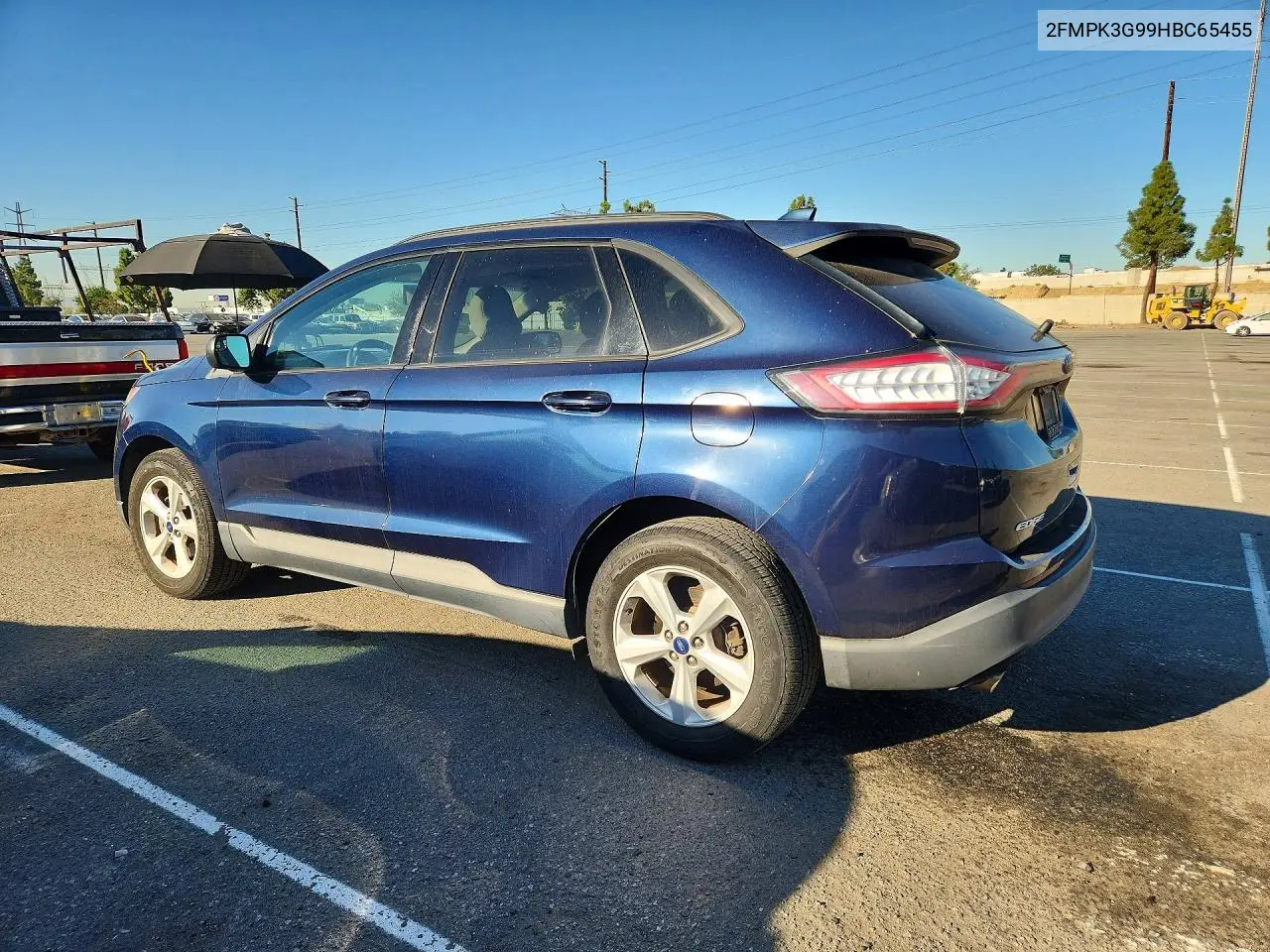 2017 FORD EDGE VIN 2FMPK3G99HBC65455 — фото 2