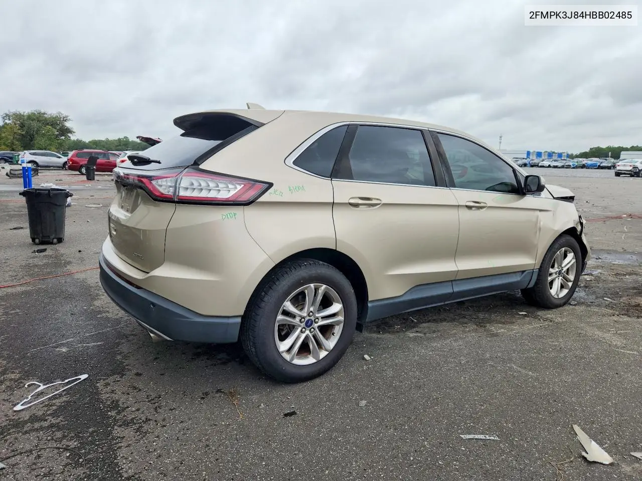 2017 FORD EDGE VIN 2FMPK3J84HBB02485 — фото 3