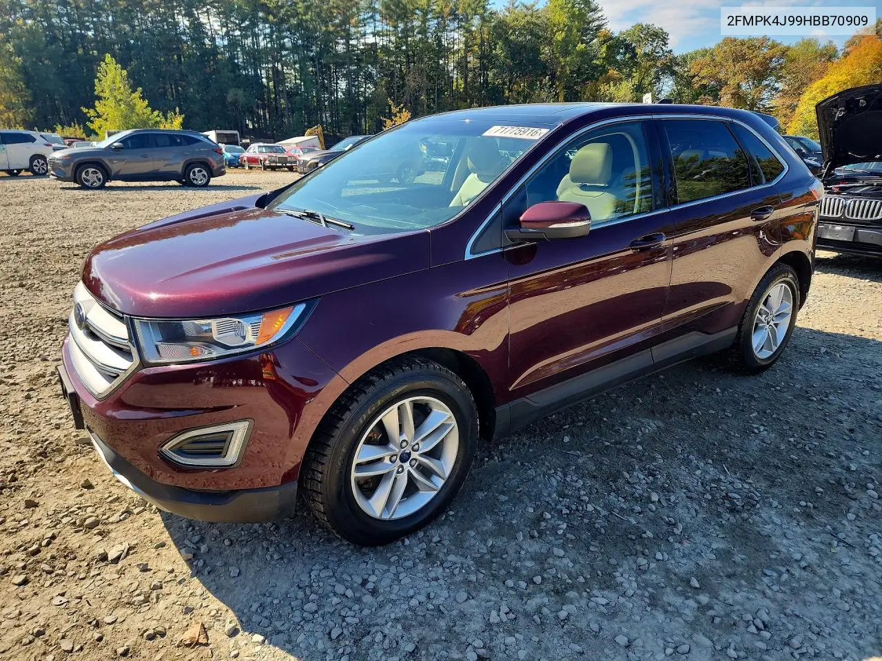 FORD EDGE 2017, VIN 2FMPK4J99HBB70909