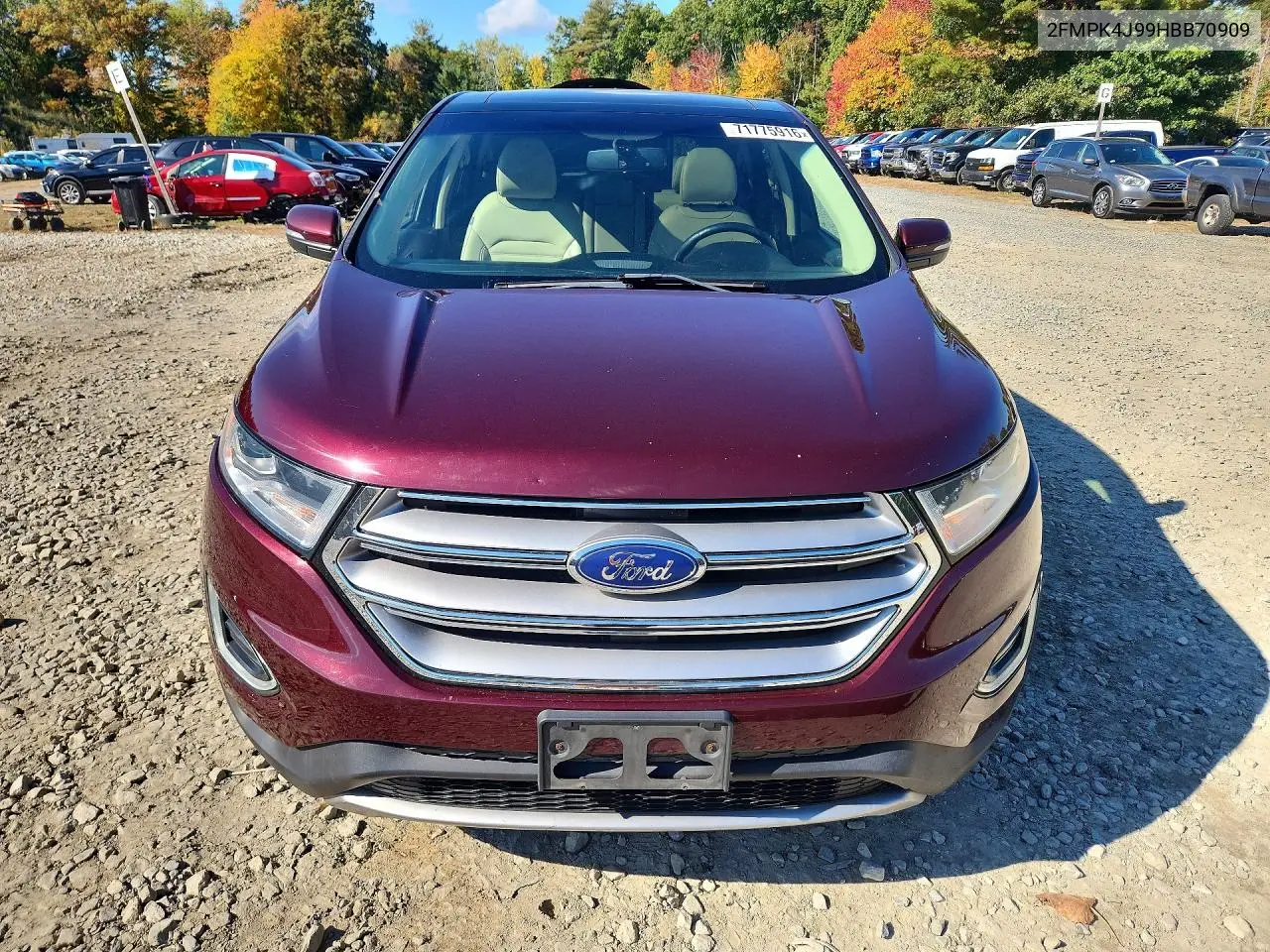 2017 FORD EDGE VIN 2FMPK4J99HBB70909 — фото 5