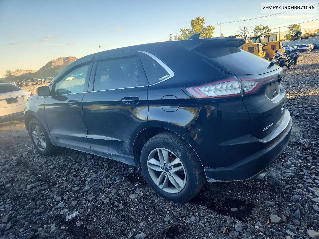 2017 FORD EDGE VIN 2FMPK4J9XHBB71096 — фото 2