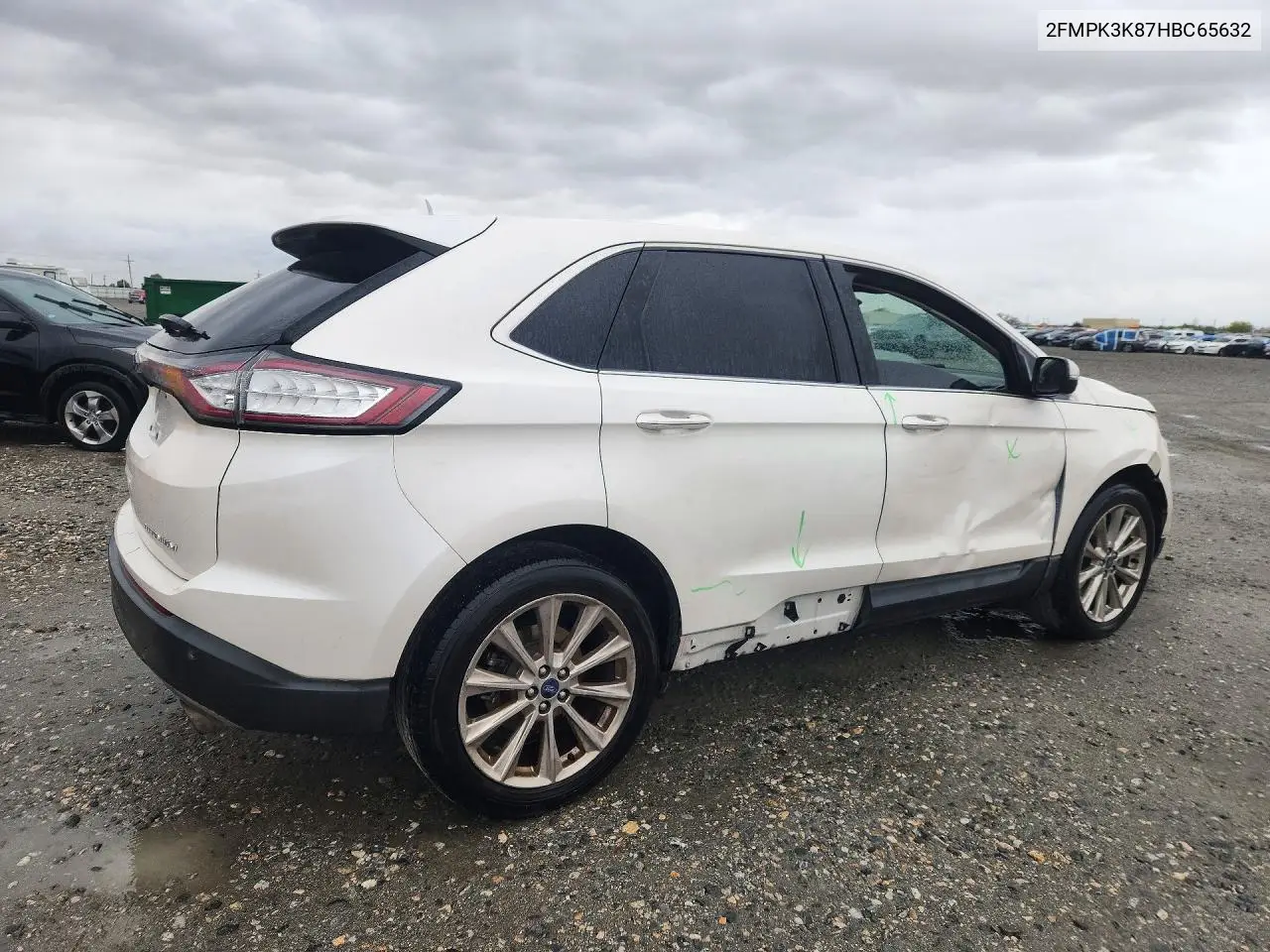 2017 FORD EDGE VIN 2FMPK3K87HBC65632 — фото 3