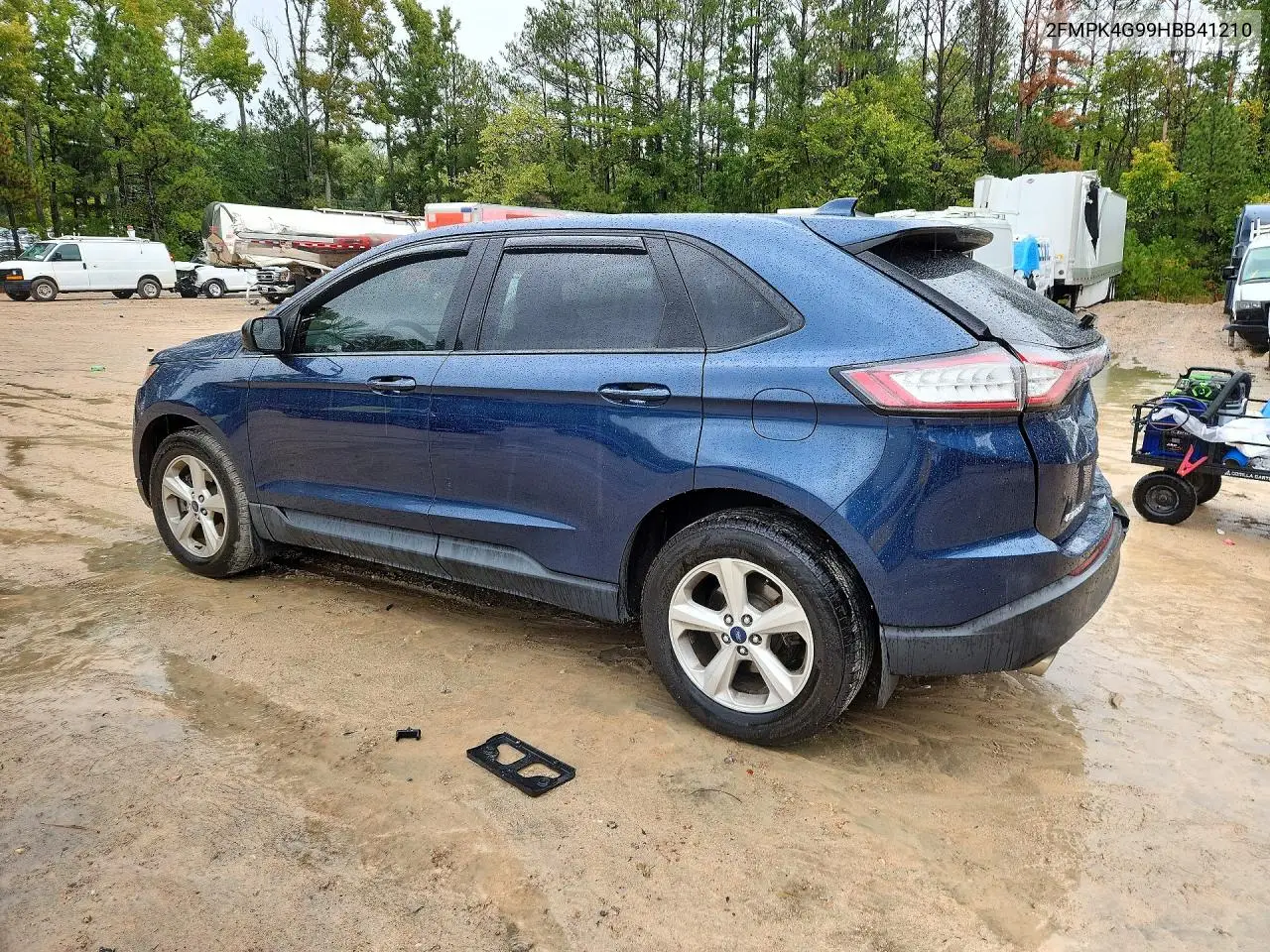 2017 FORD EDGE VIN 2FMPK4G99HBB41210 — фото 2