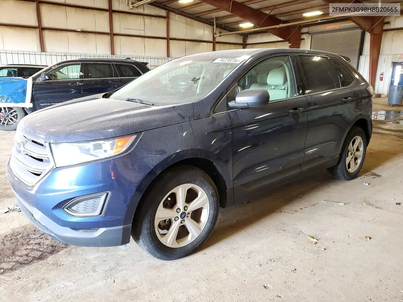 FORD EDGE 2017, VIN 2FMPK3G98HBB20665