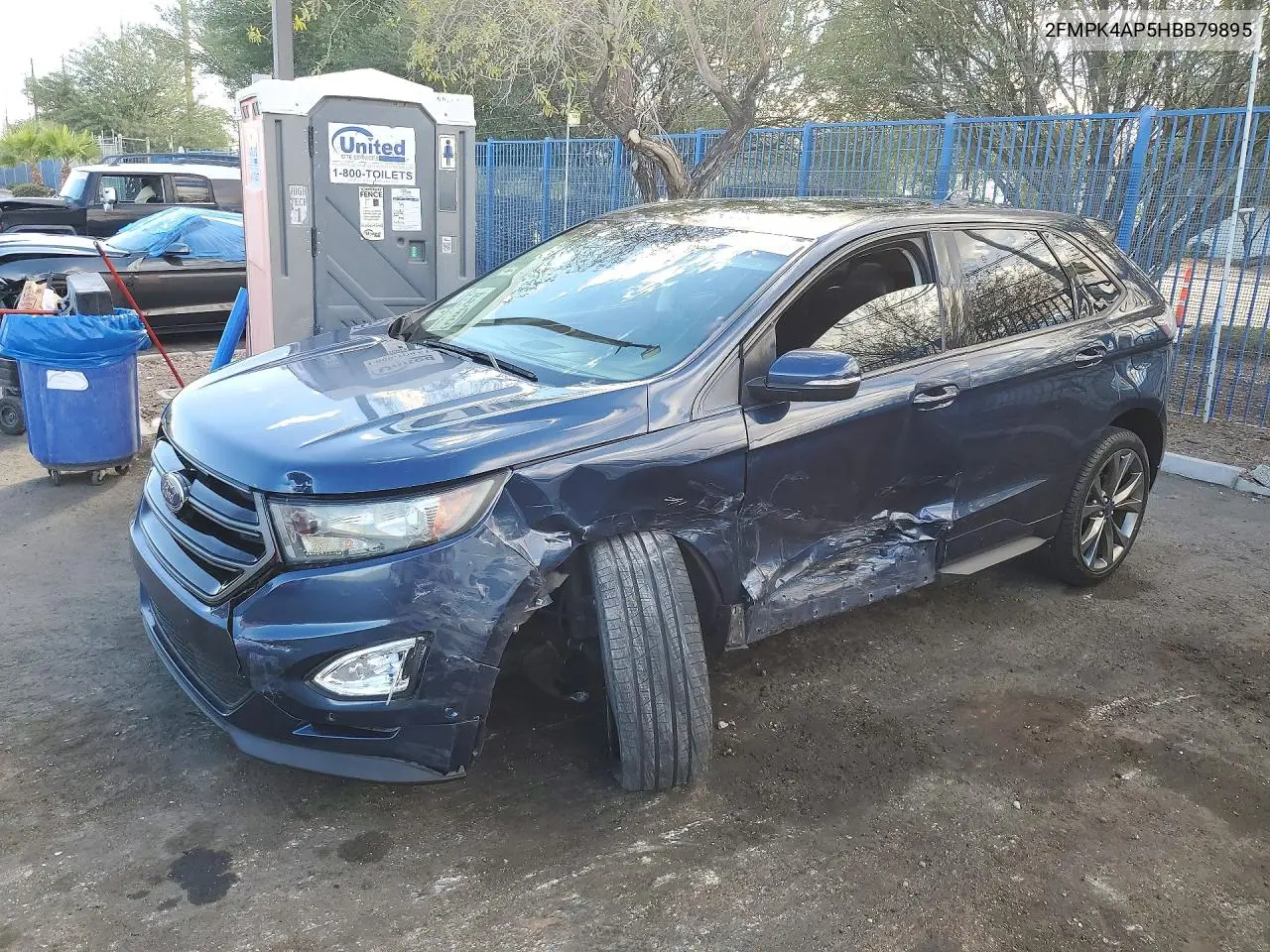FORD EDGE 2017, VIN 2FMPK4AP5HBB79895