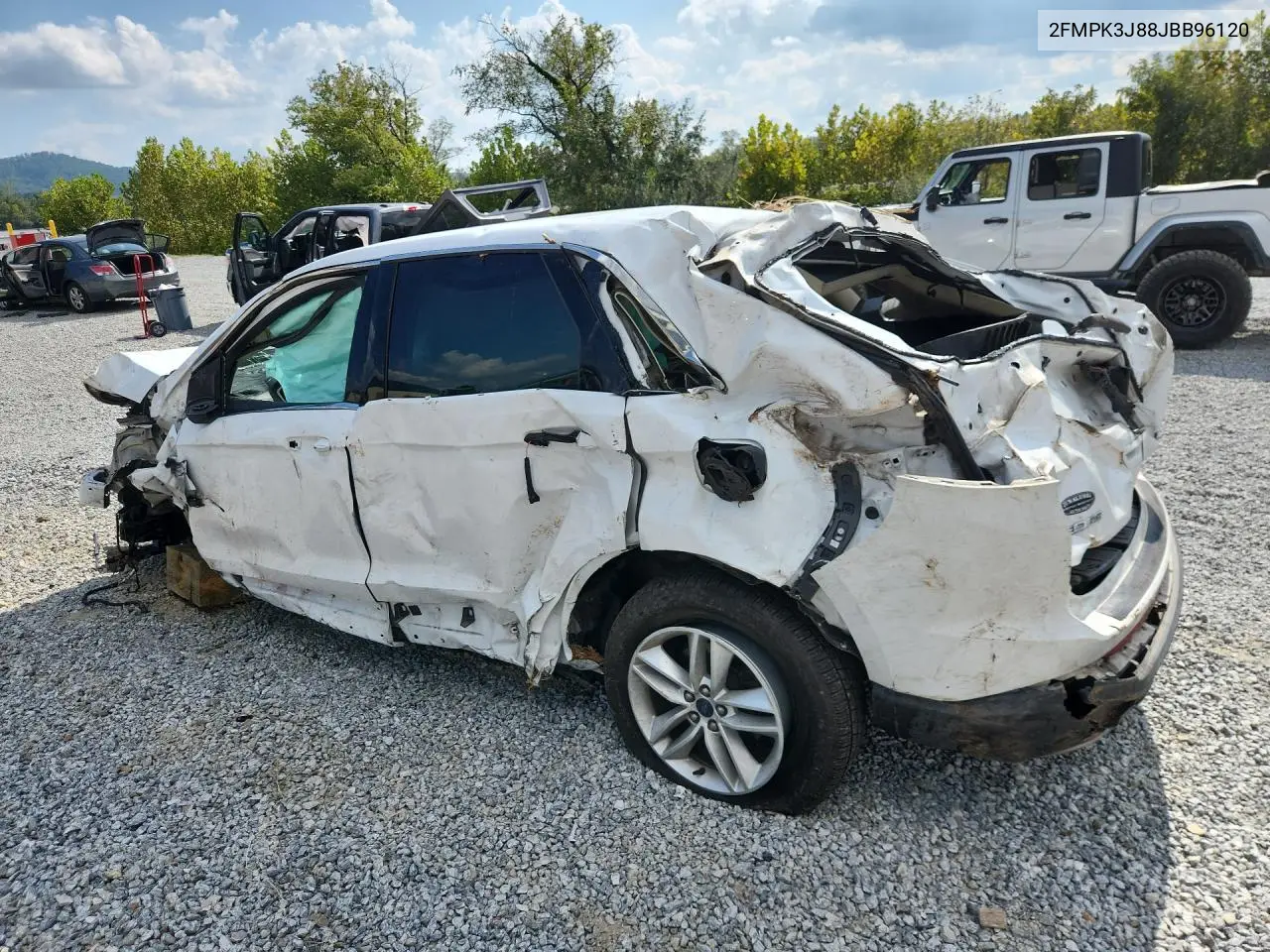 2018 FORD EDGE VIN 2FMPK3J88JBB96120 — фото 2