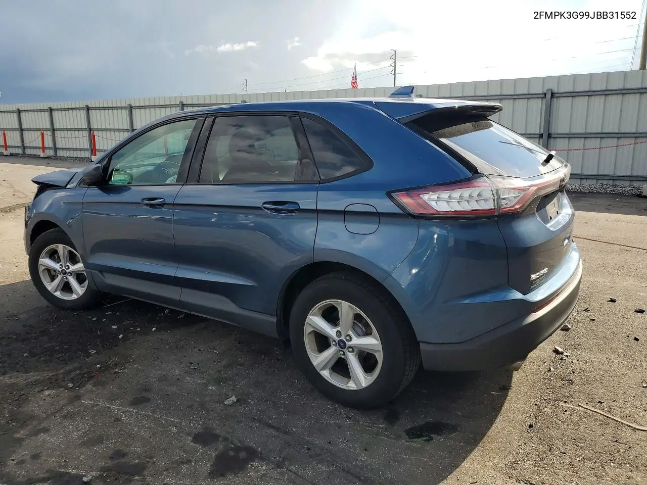 2018 FORD EDGE VIN 2FMPK3G99JBB31552 — фото 2