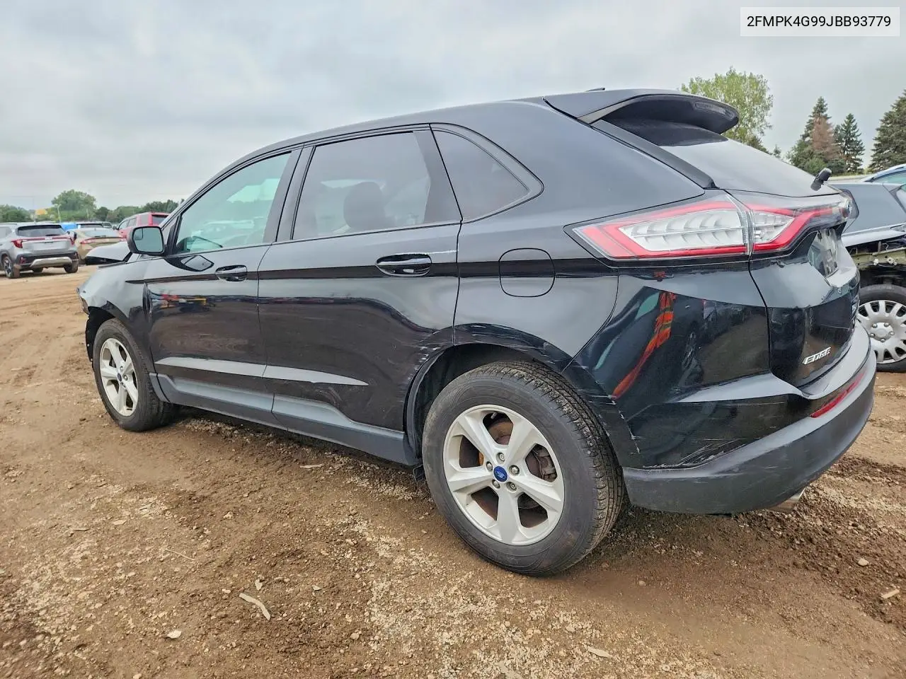 2018 FORD EDGE VIN 2FMPK4G99JBB93779 — фото 2