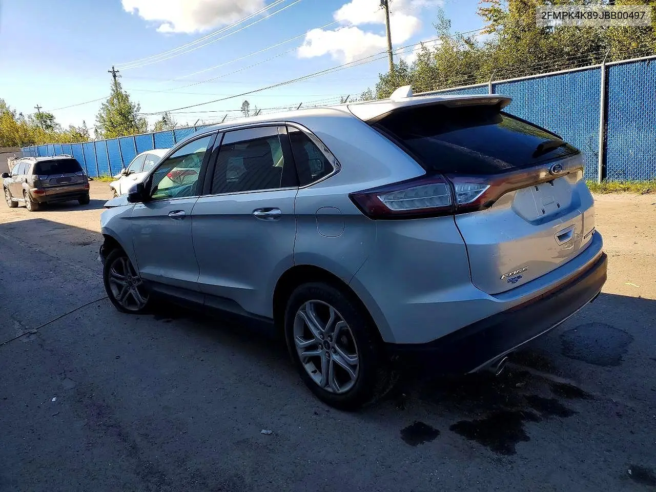 2018 FORD EDGE VIN 2FMPK4K89JBB00497 — фото 2