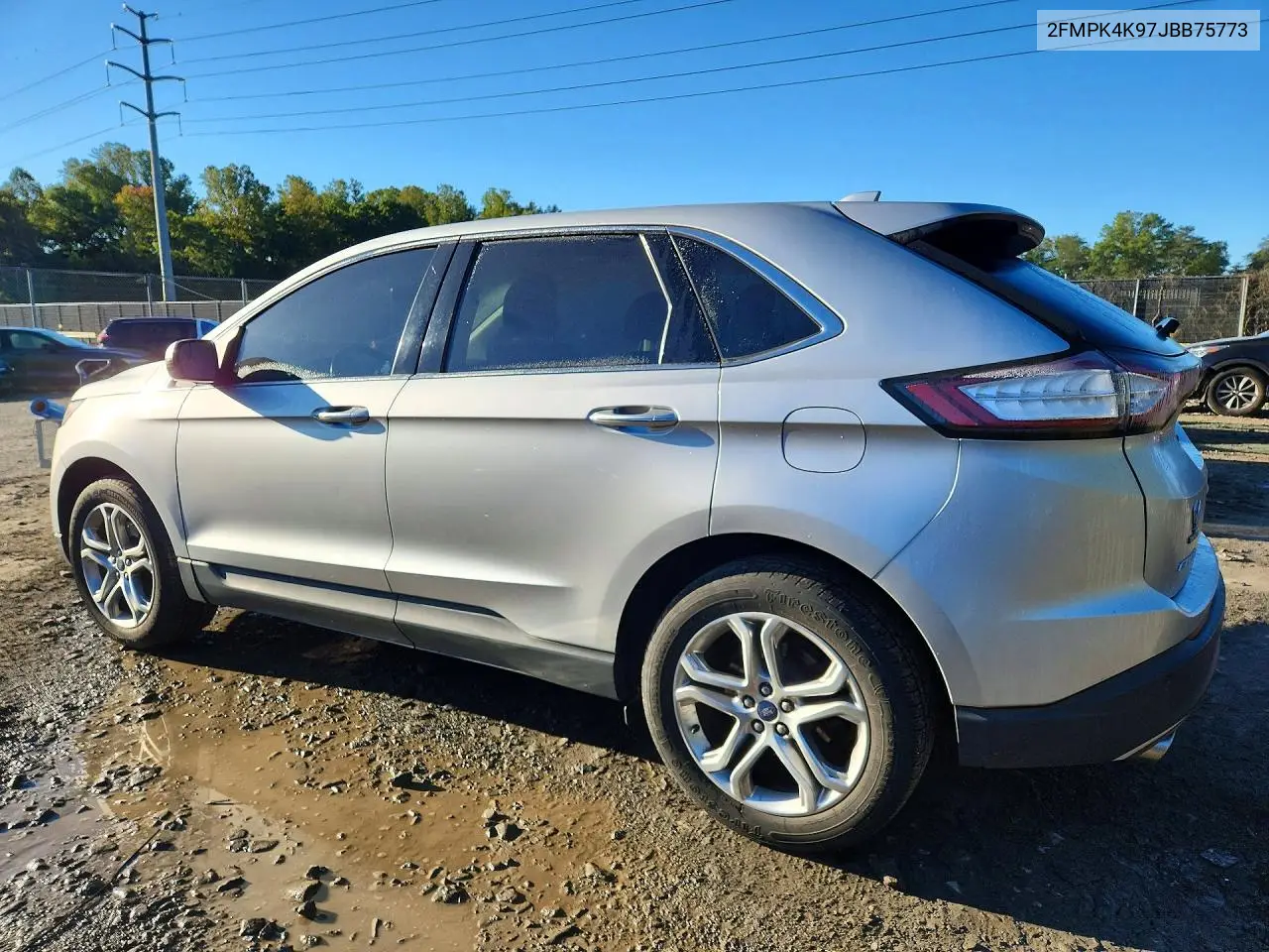 2018 FORD EDGE VIN 2FMPK4K97JBB75773 — фото 2