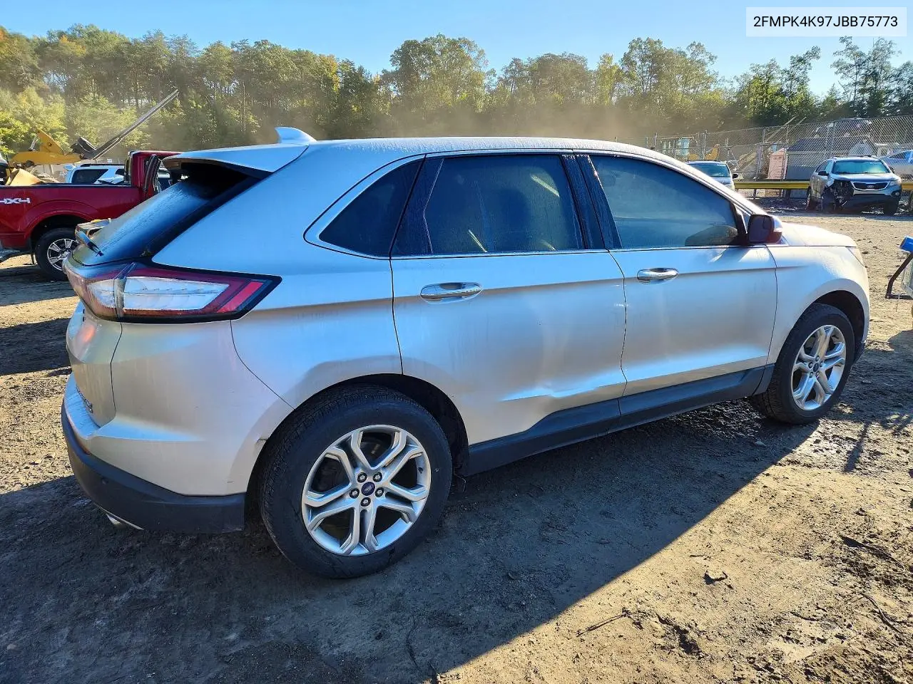2018 FORD EDGE VIN 2FMPK4K97JBB75773 — фото 3