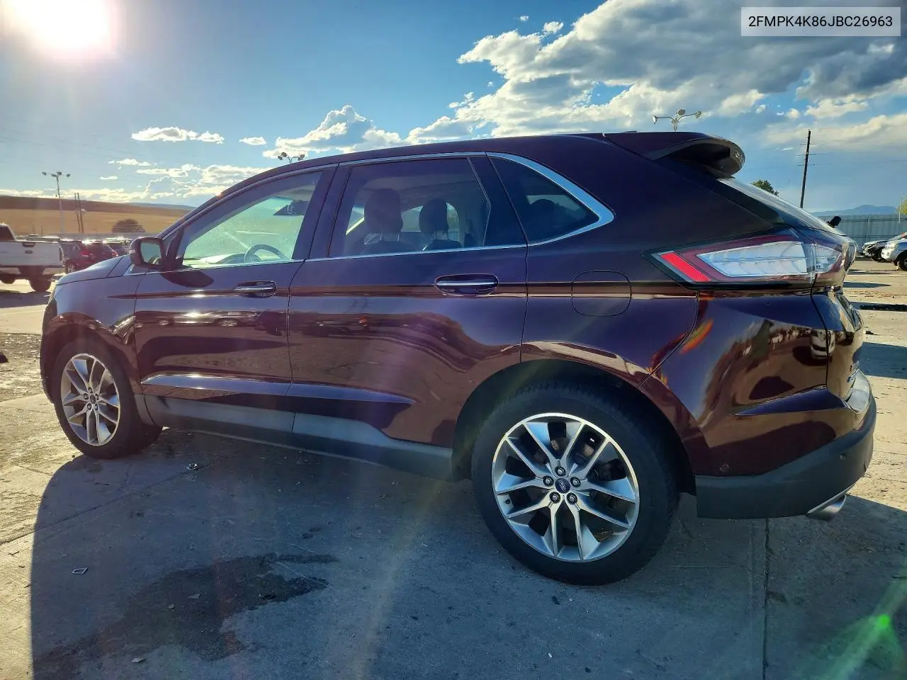 2018 FORD EDGE VIN 2FMPK4K86JBC26963 — фото 2
