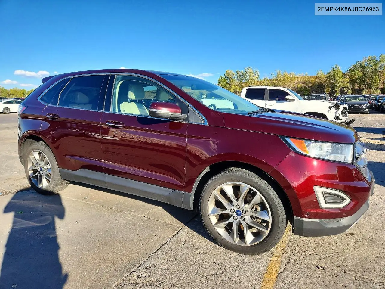 2018 FORD EDGE VIN 2FMPK4K86JBC26963 — фото 4