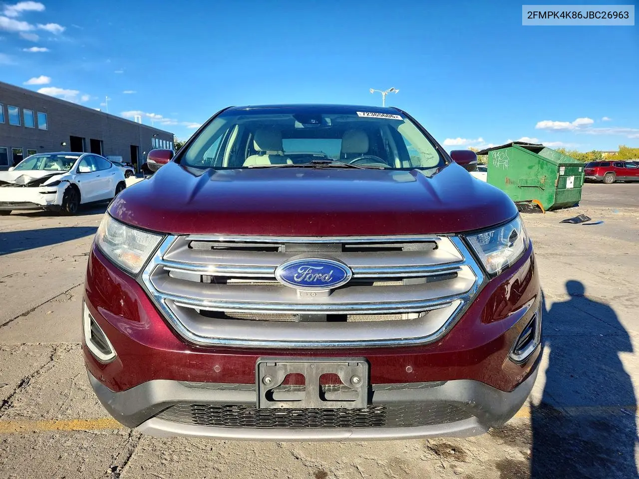 2018 FORD EDGE VIN 2FMPK4K86JBC26963 — фото 5