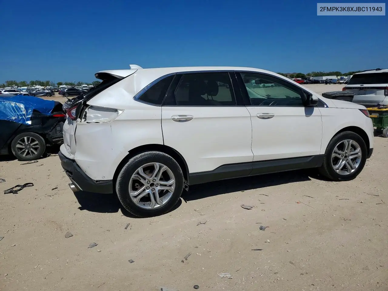 2018 FORD EDGE VIN 2FMPK3K8XJBC11943 — фото 3