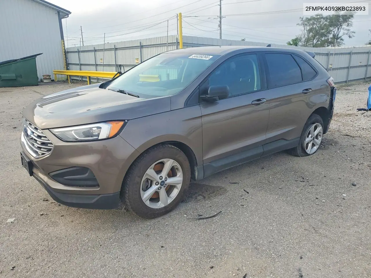 2019 FORD EDGE VIN 2FMPK4G93KBC23893 — фото 2
