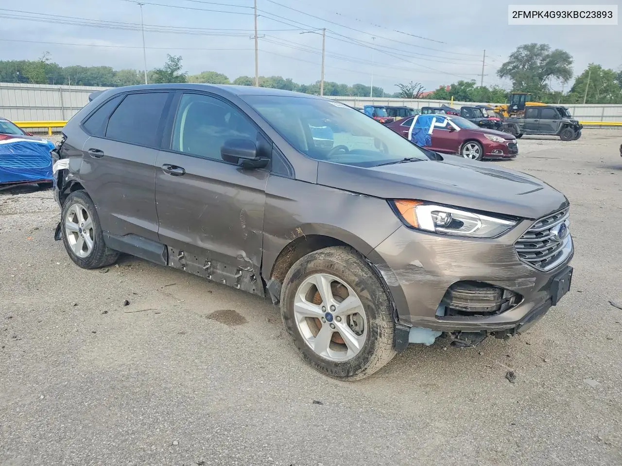 2019 FORD EDGE VIN 2FMPK4G93KBC23893 — фото 5