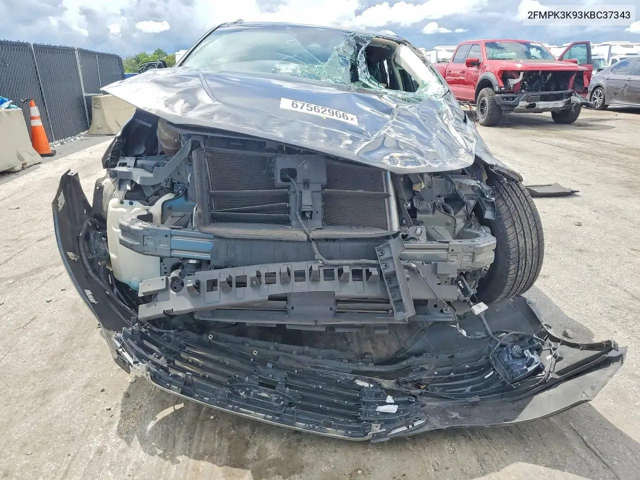 2019 FORD EDGE VIN 2FMPK3K93KBC37343 — фото 5