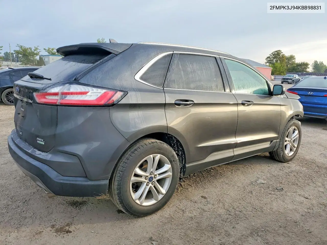 2019 FORD EDGE VIN 2FMPK3J94KBB98831 — фото 3