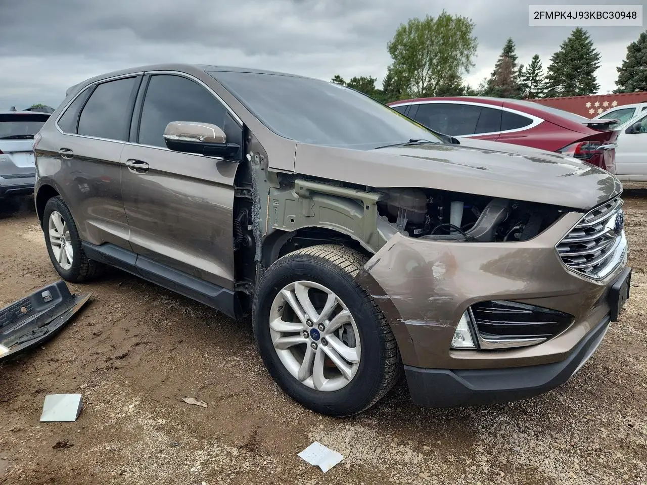 2019 FORD EDGE VIN 2FMPK4J93KBC30948 — фото 4