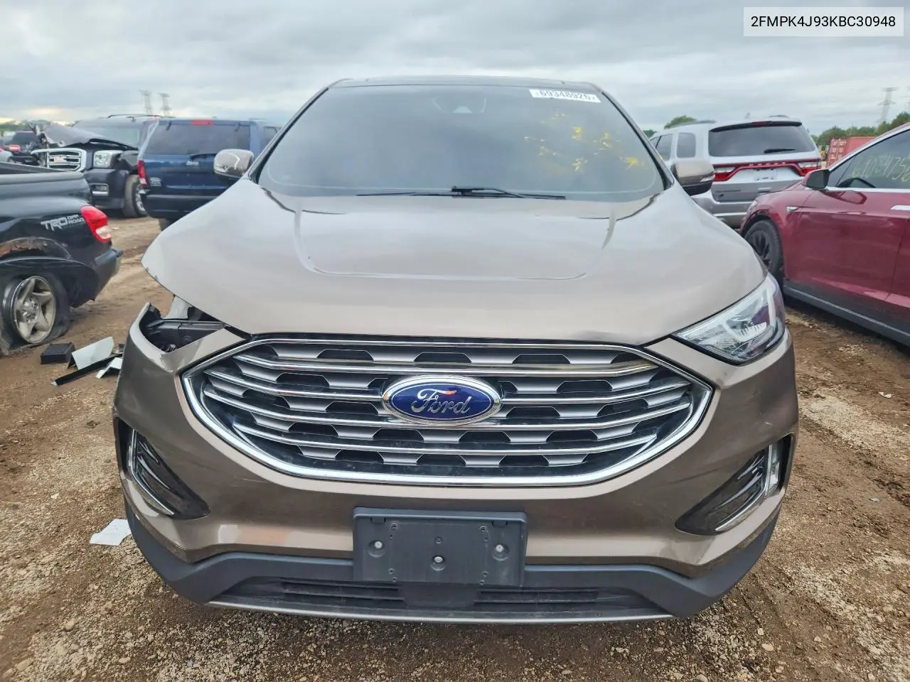 2019 FORD EDGE VIN 2FMPK4J93KBC30948 — фото 5