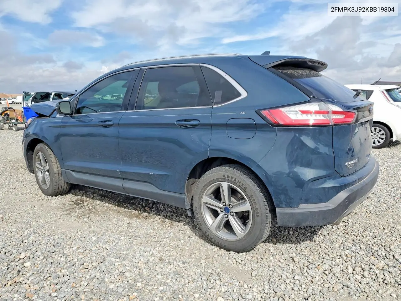 2019 FORD EDGE VIN 2FMPK3J92KBB19804 — фото 2