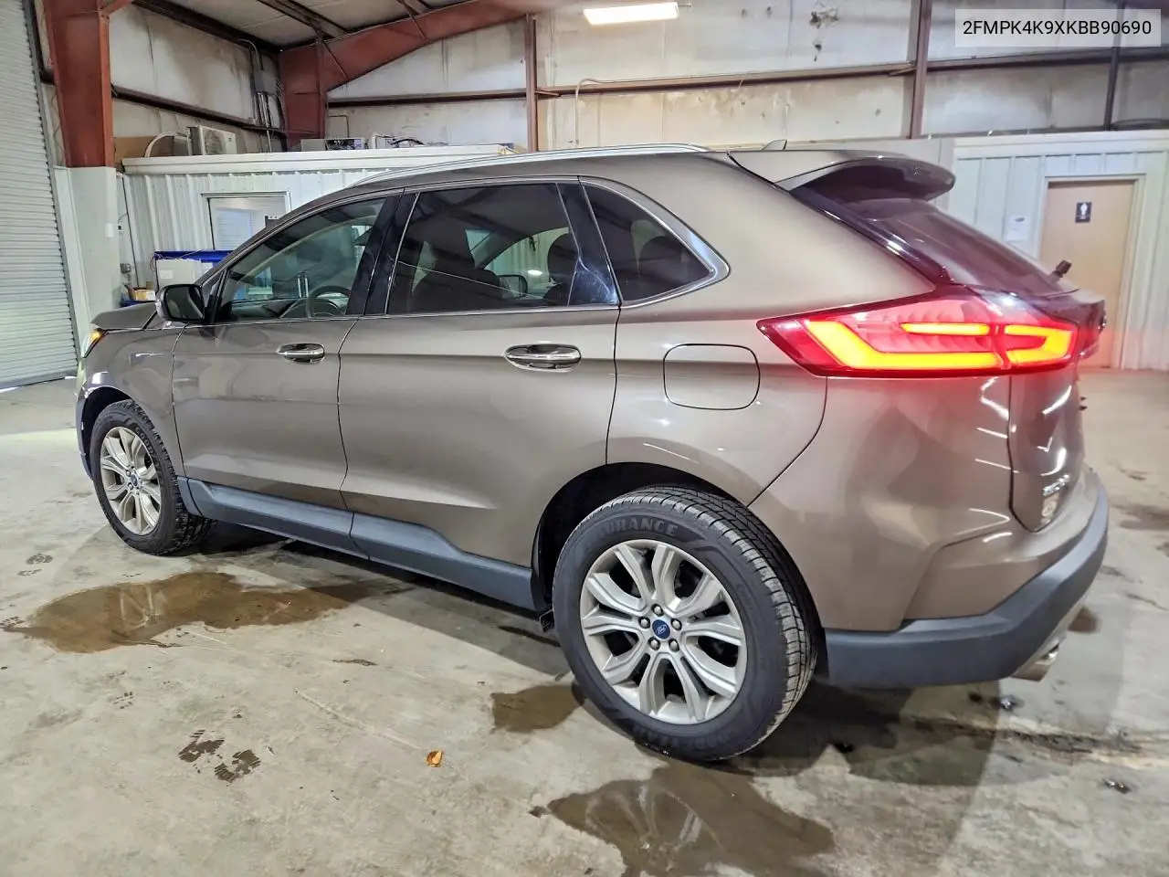 2019 FORD EDGE VIN 2FMPK4K9XKBB90690 — фото 2