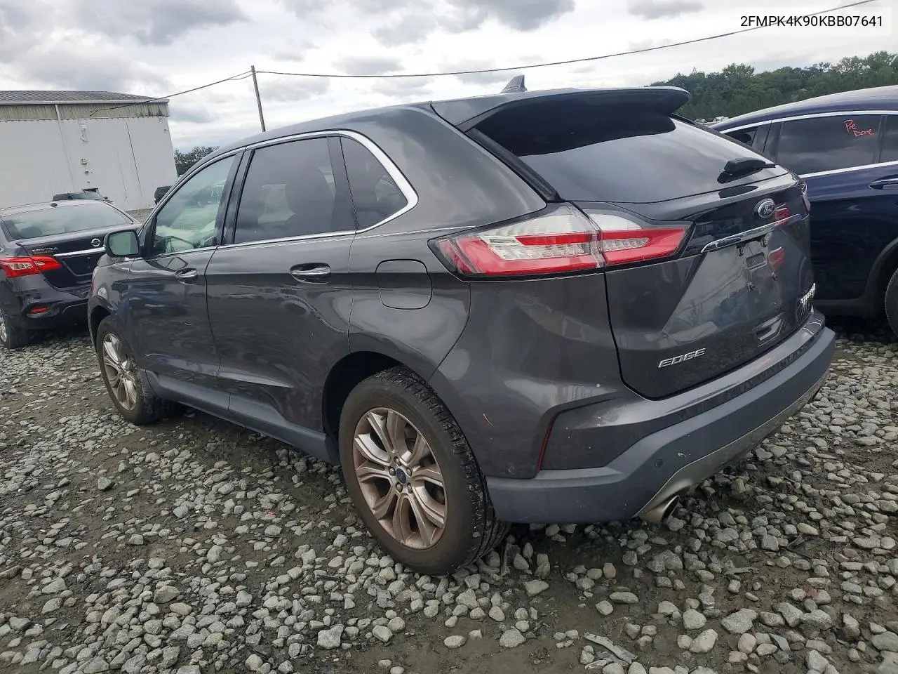 2019 FORD EDGE VIN 2FMPK4K90KBB07641 — фото 2