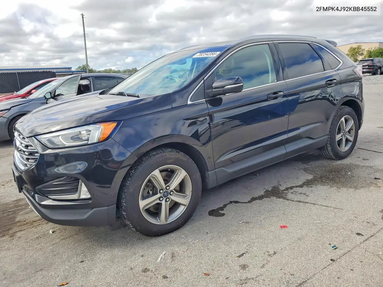 FORD EDGE 2019, VIN 2FMPK4J92KBB45552