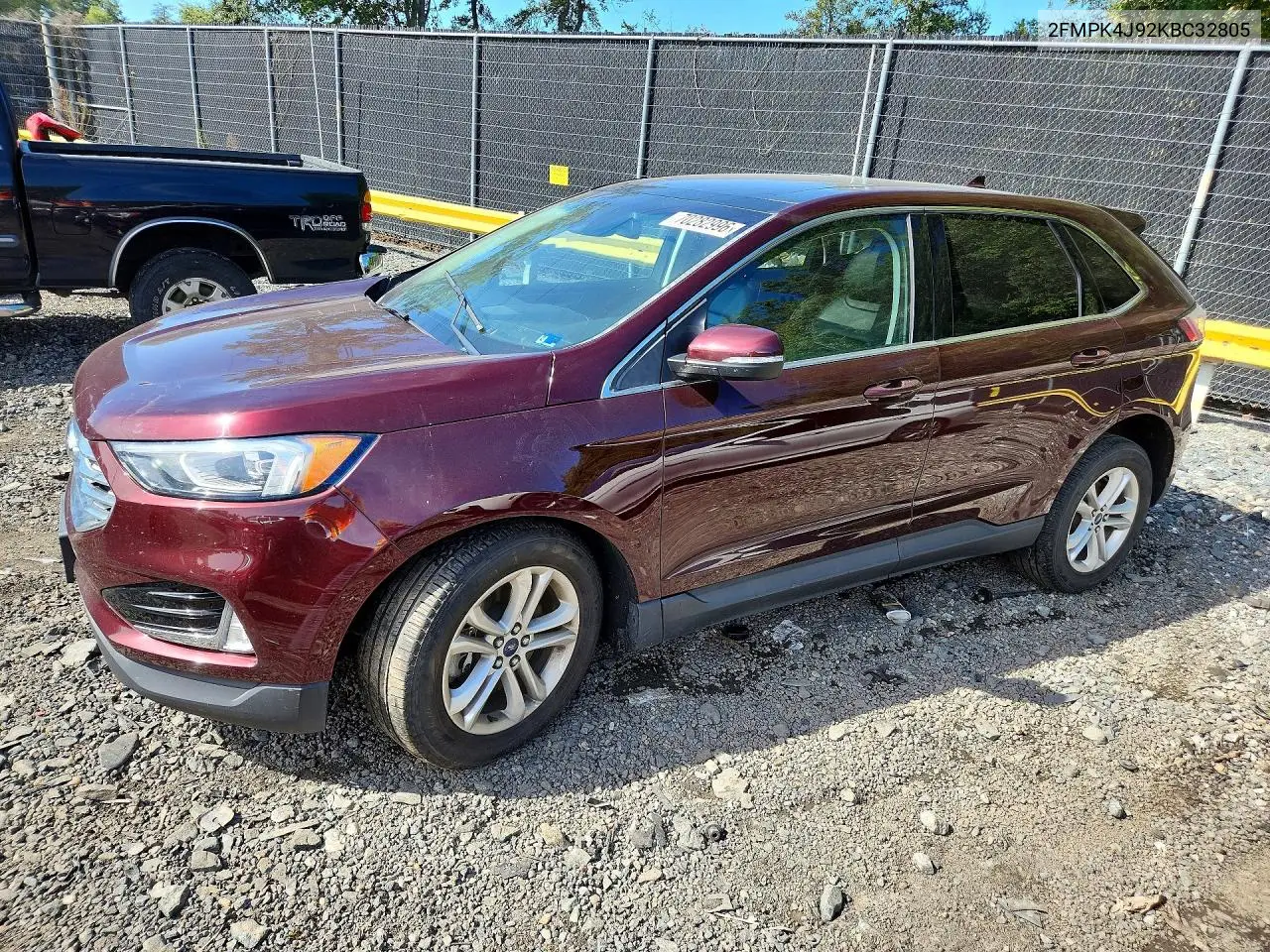 FORD EDGE 2019, VIN 2FMPK4J92KBC32805