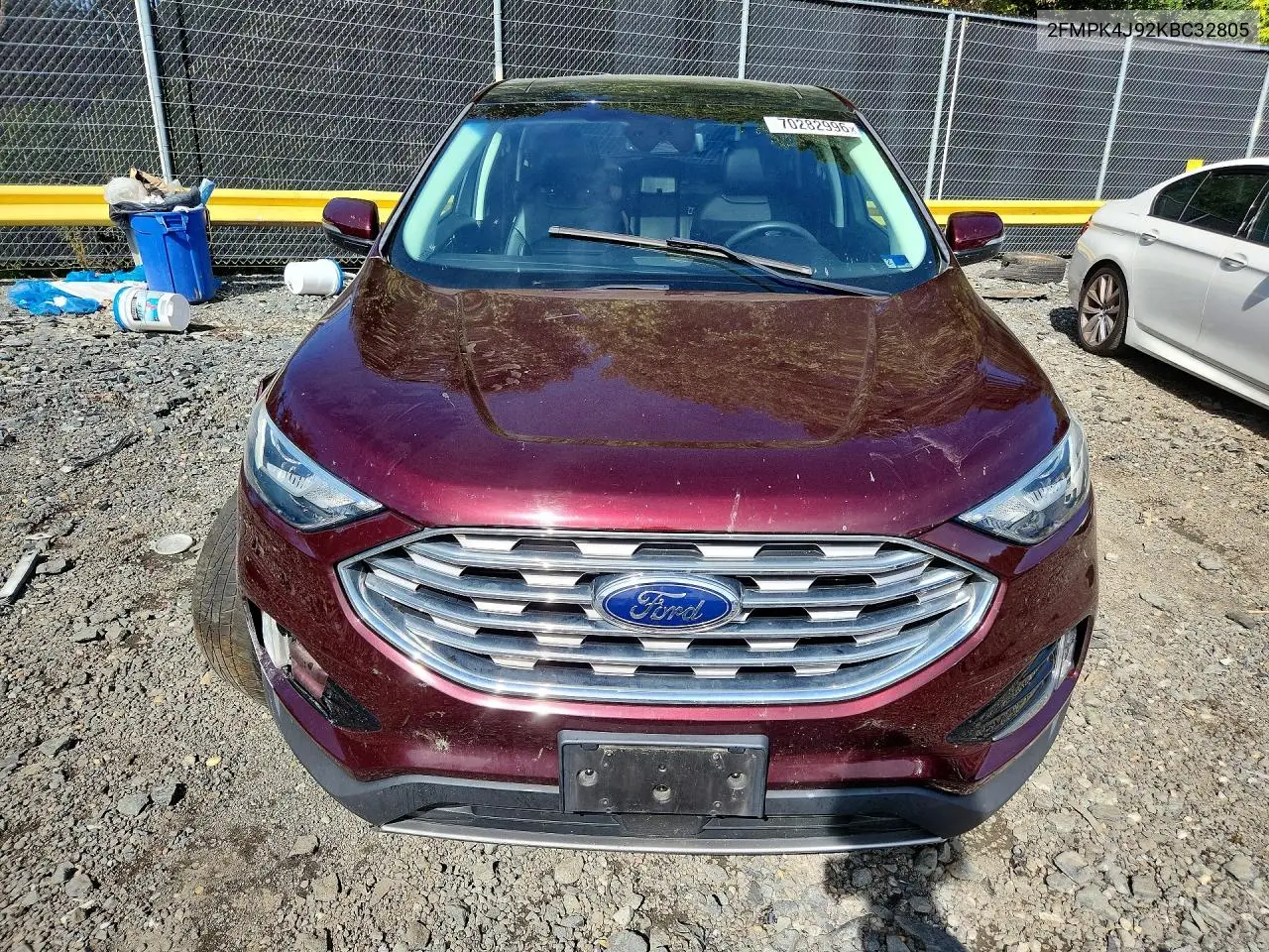 2019 FORD EDGE VIN 2FMPK4J92KBC32805 — фото 5