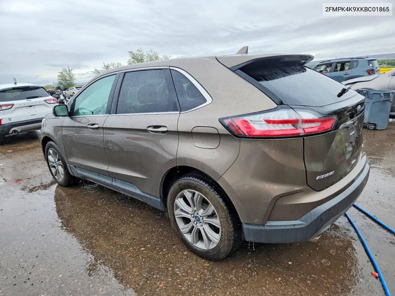 2019 FORD EDGE VIN 2FMPK4K9XKBC01865 — фото 2
