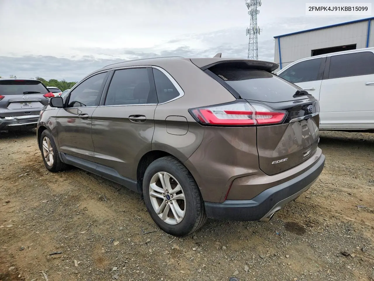 2019 FORD EDGE VIN 2FMPK4J91KBB15099 — фото 2
