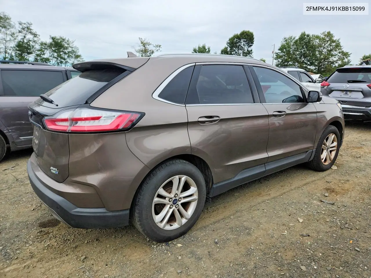 2019 FORD EDGE VIN 2FMPK4J91KBB15099 — фото 3